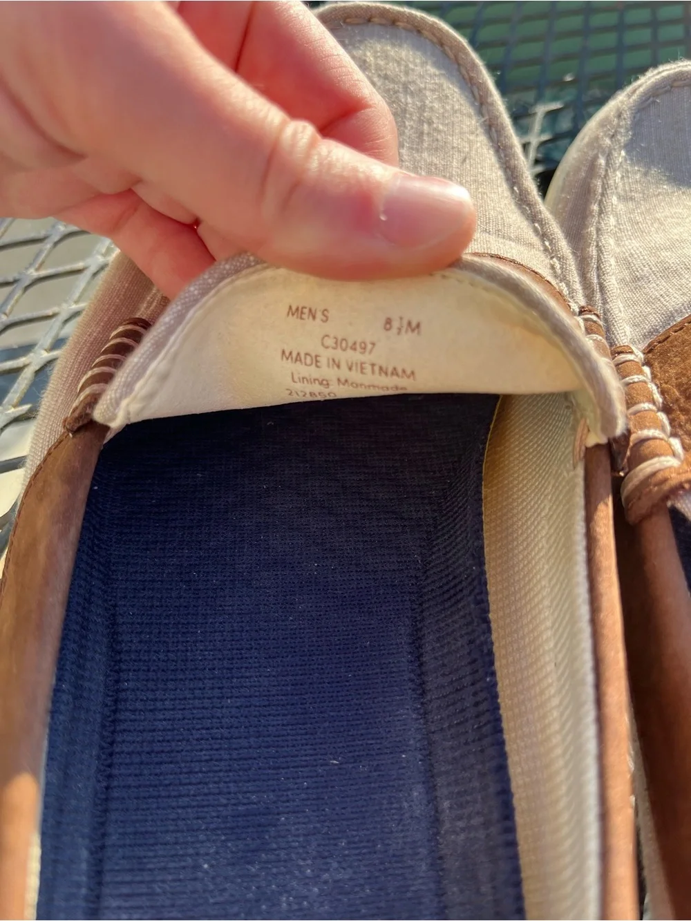 Cole Haan Canvas/Leather Loafers